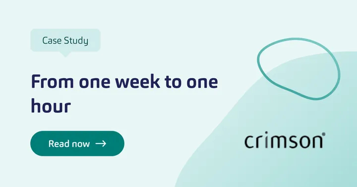 Crimson case study: from one week to one hour