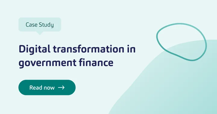 Government case study: digital transformation in government finance
