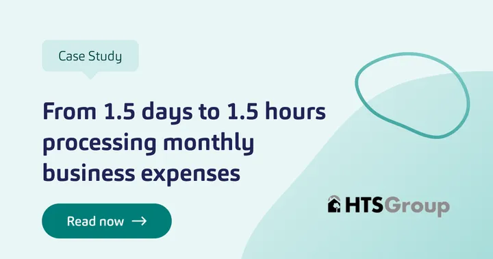 HTS Group case study: monthly expense processing cut from 1.5 days to 1.5 hours