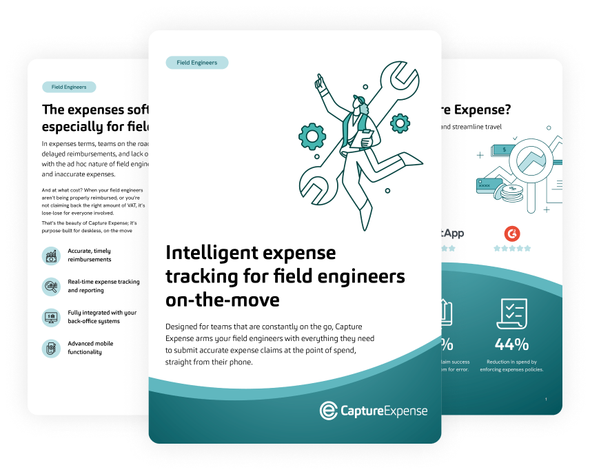 Capture Expense brochure for field engineers
